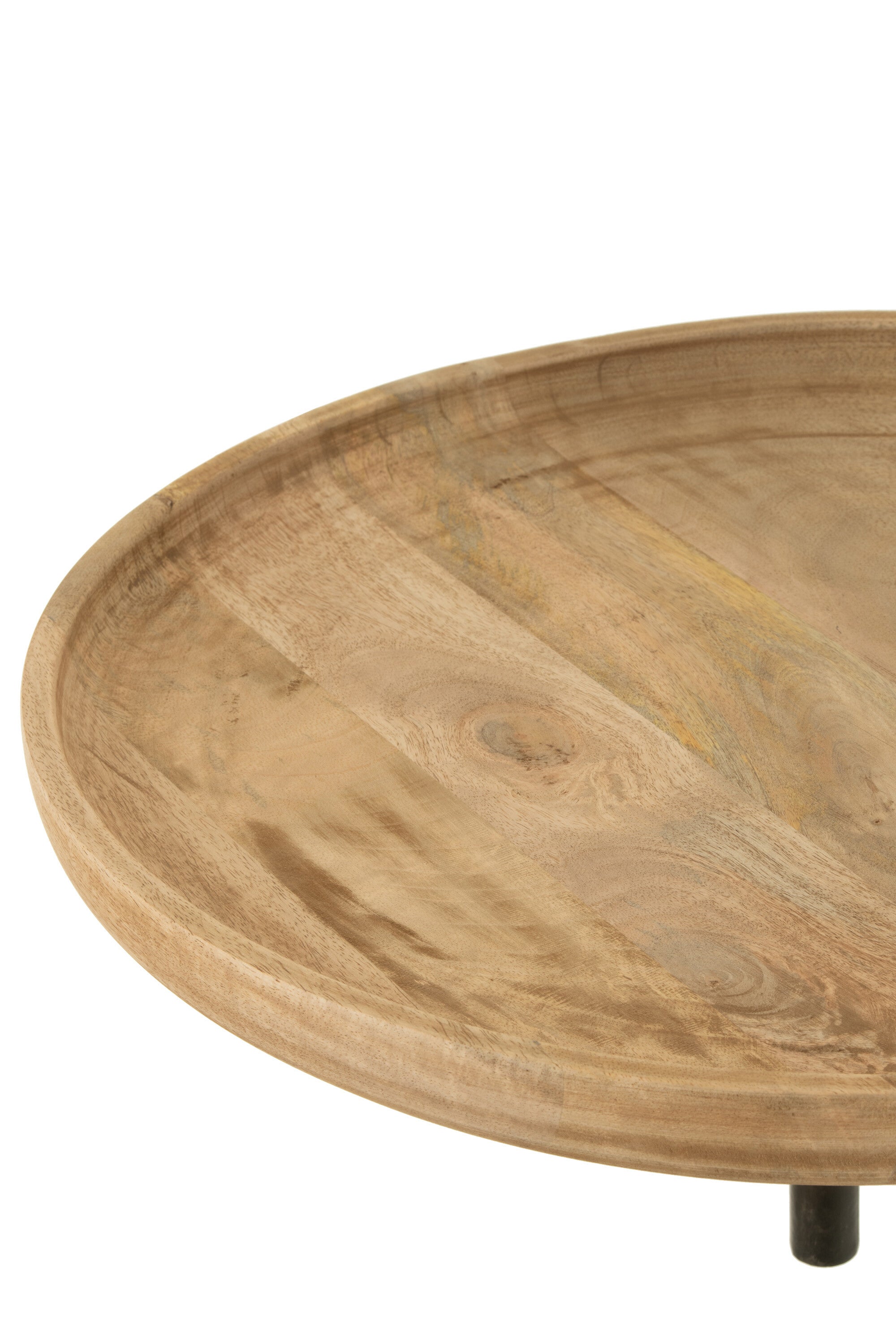 Wand Tisch Drehend Rund Holz/Metall für Cafés, Restaurants und Bars
