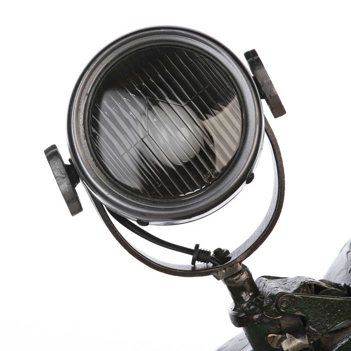 Lampe und Schlüsselkasten "Petrol Can" Eisen grün / braun Rostfinish jedes Teil ein Unikat