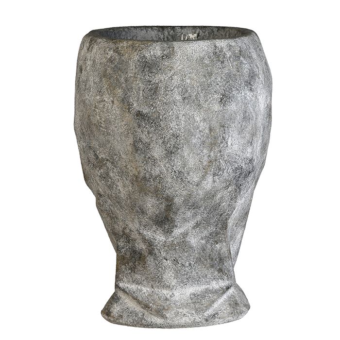 Pflanzgefäß Outdoor Head Betonoptik mit Oberflächenstruktur Höhe 71cm