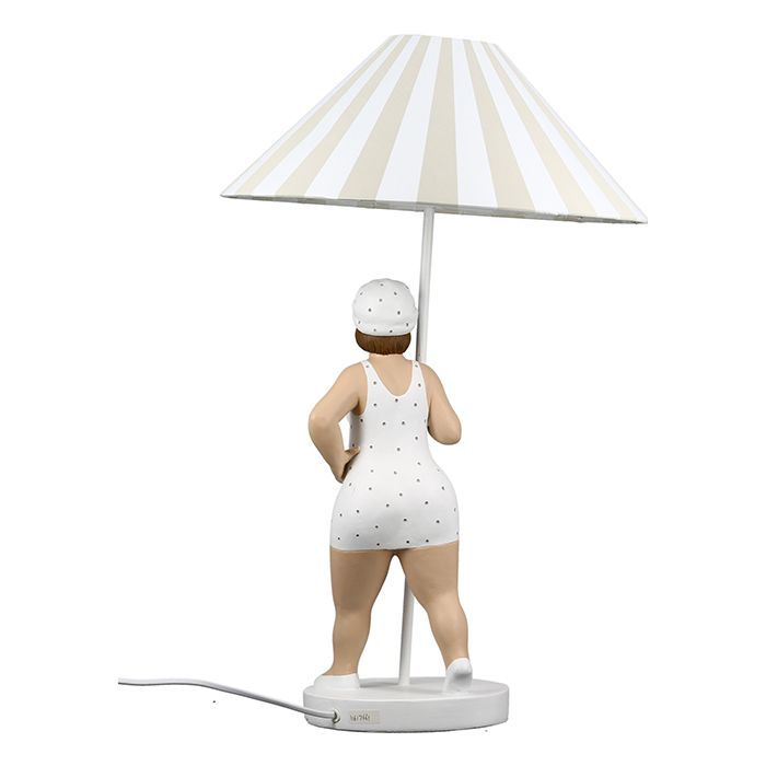 Table Lamp Bathing Lady Miss Marlene Retro Lamp in three colors