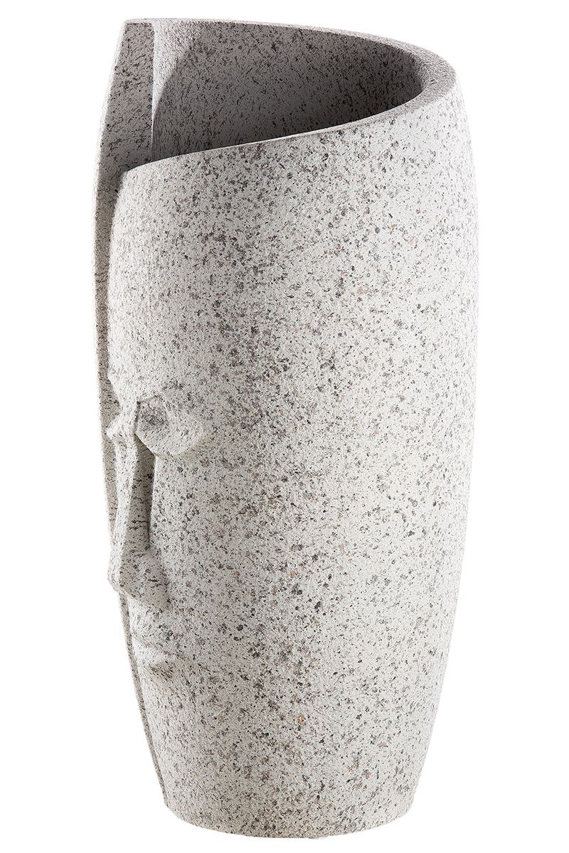 Pflanzgefäß Outdoor Vision grau Betonoptik Topf Höhe 91cm