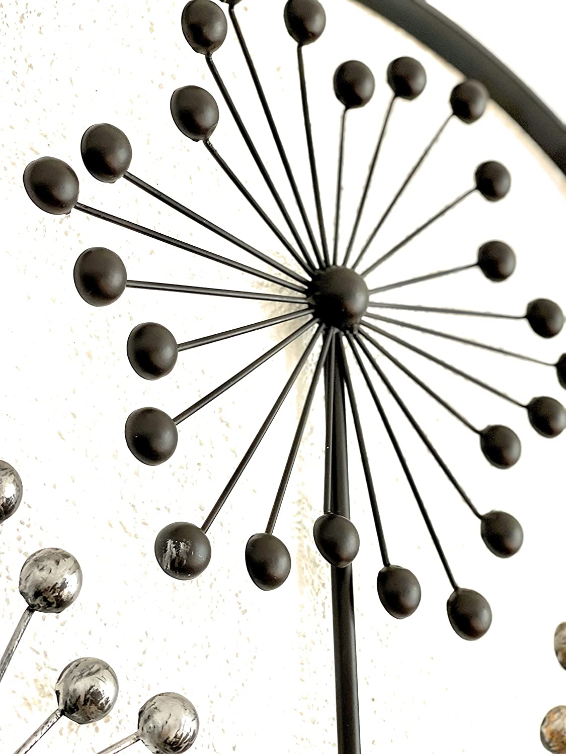 3D Wandrelief Numana - stilvolle Metalldekoration mit Pusteblumen