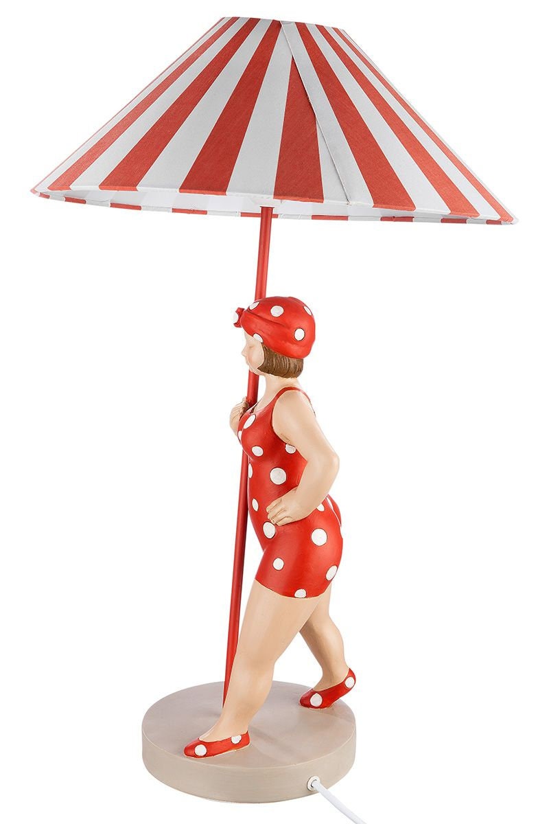 Table Lamp Bathing Lady Miss Marlene Retro Lamp in three colors