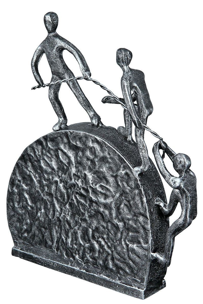 Exclusive Skulptur Starke Freunde halten zusammen