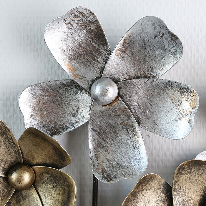 3D Bild Metalldeko Metall Metallbild Dekoration Breite 80cm