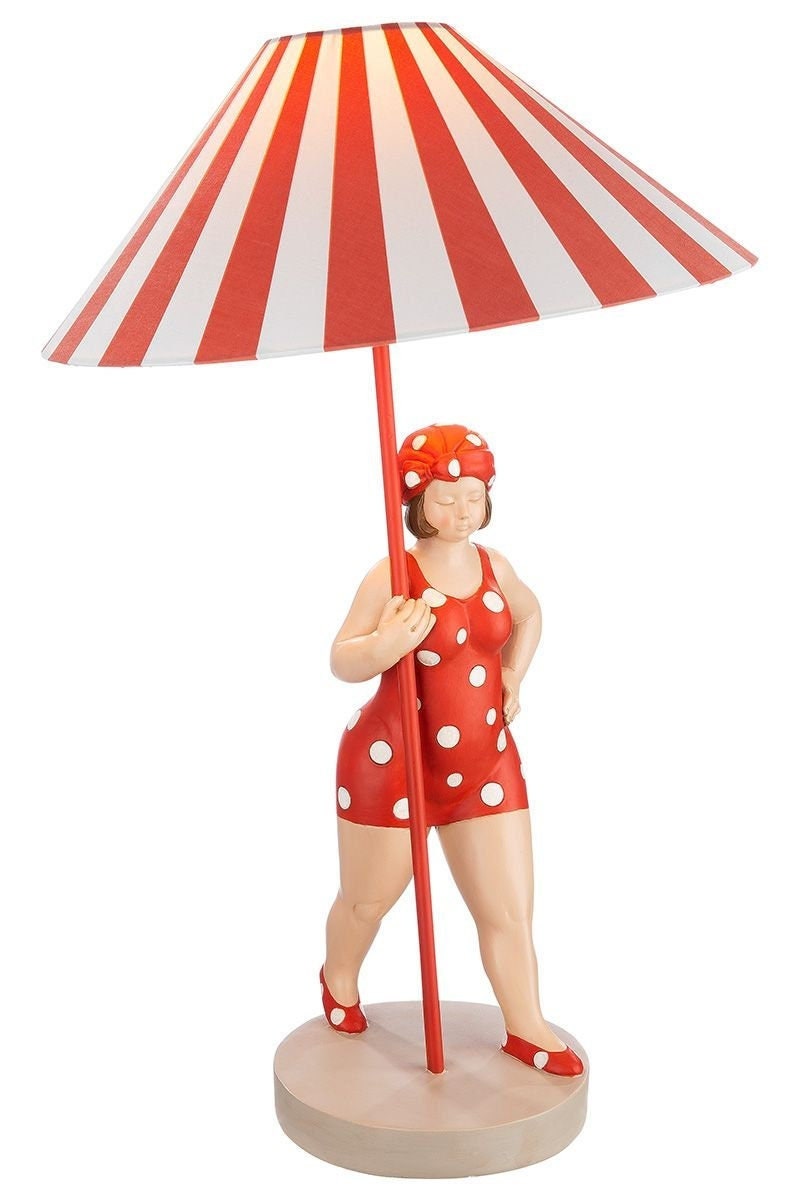 Table Lamp Bathing Lady Miss Marlene Retro Lamp in three colors