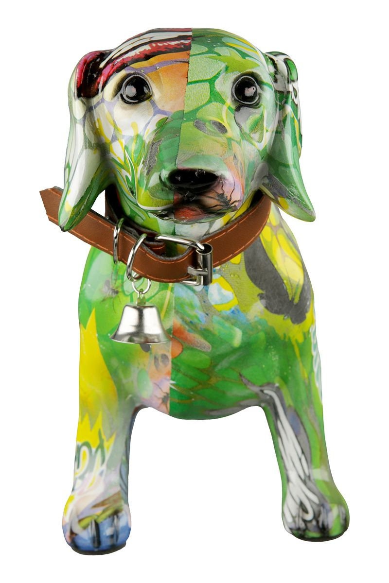 Street Art Design Figur Moderne Dackel Figur - Ein einzigartiges Kunstwerk in Graffiti-Stil