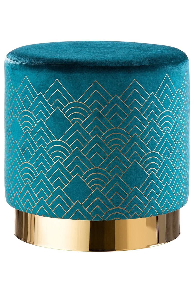 MF "Jasper" Polster Hocker Überzug aus Samt