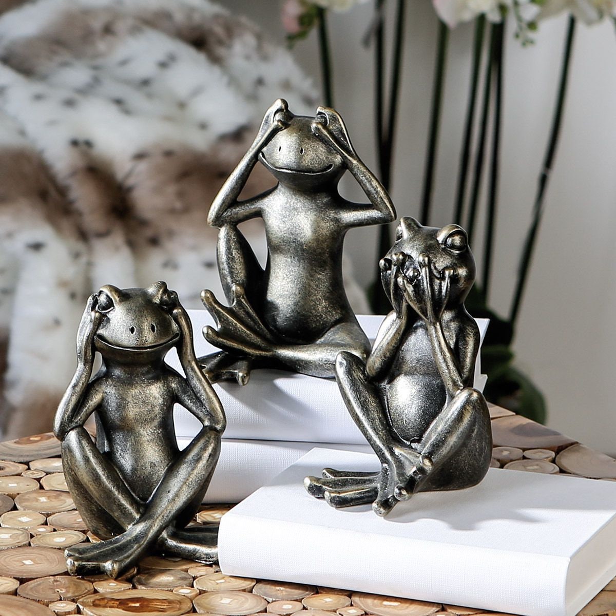 Die 3 Weisen Frösche - Inspiriert vom alt-chinesischen Sprichwort