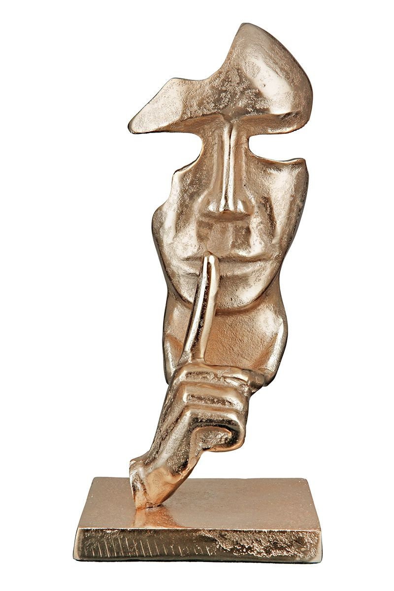 Deko-Objekt "Nostro" champagnerfarben aus Aluminium - Eine stilvolle Geschenkidee aus dem Hause Gilde