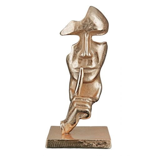 Deko-Objekt "Nostro" champagnerfarben aus Aluminium - Eine stilvolle Geschenkidee aus dem Hause Gilde