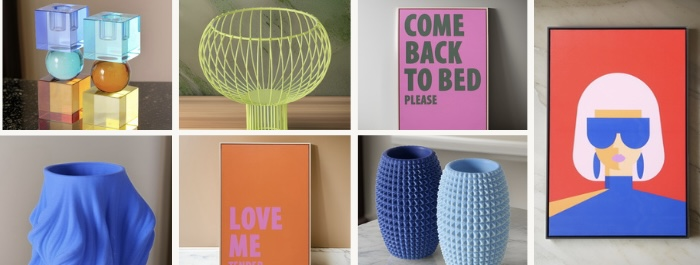 Farbe trifft auf Design