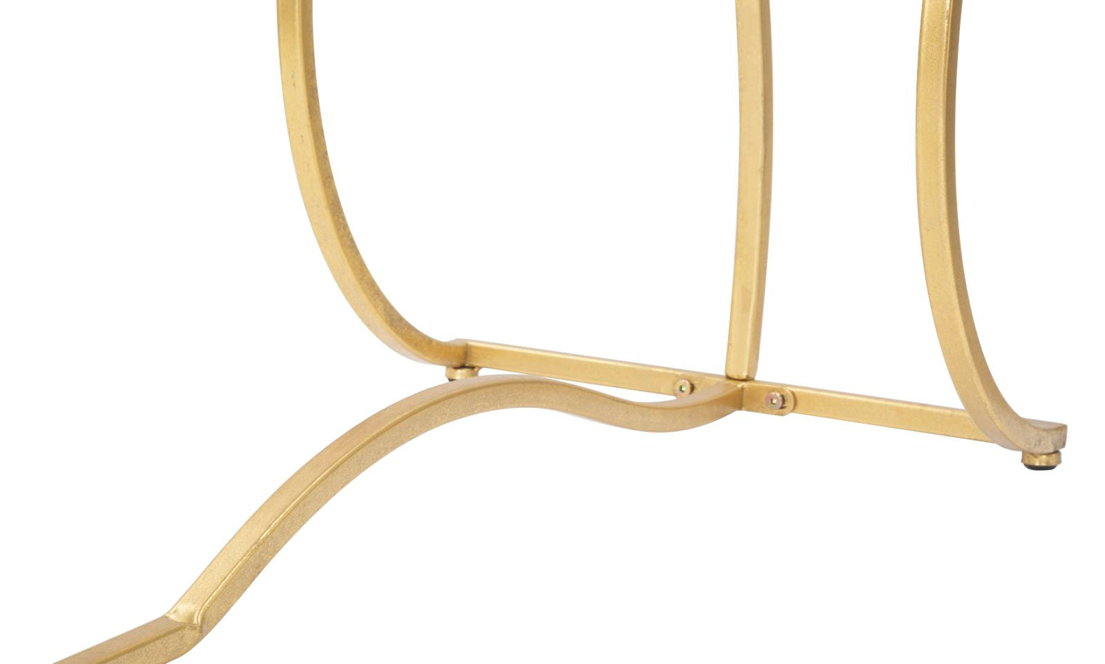 Konsole Solvani Gold Metall Glas Modern Rundbogen Design