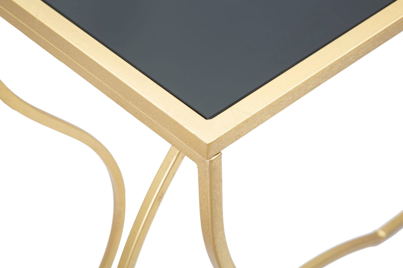Konsole Solvani Gold Metall Glas Modern Rundbogen Design