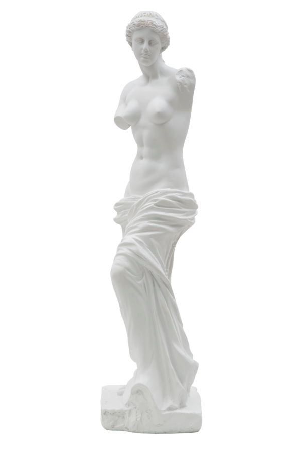 Statue Aphrodite Weiß Skulptur 49cm Klassische Dekofigur Resin