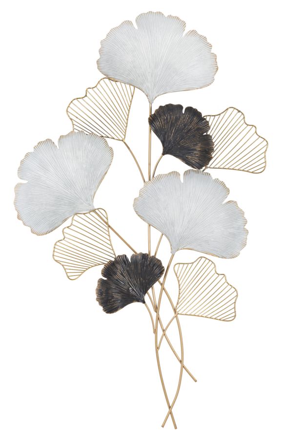 Wanddekoration Metall Ginkgo Design Ory