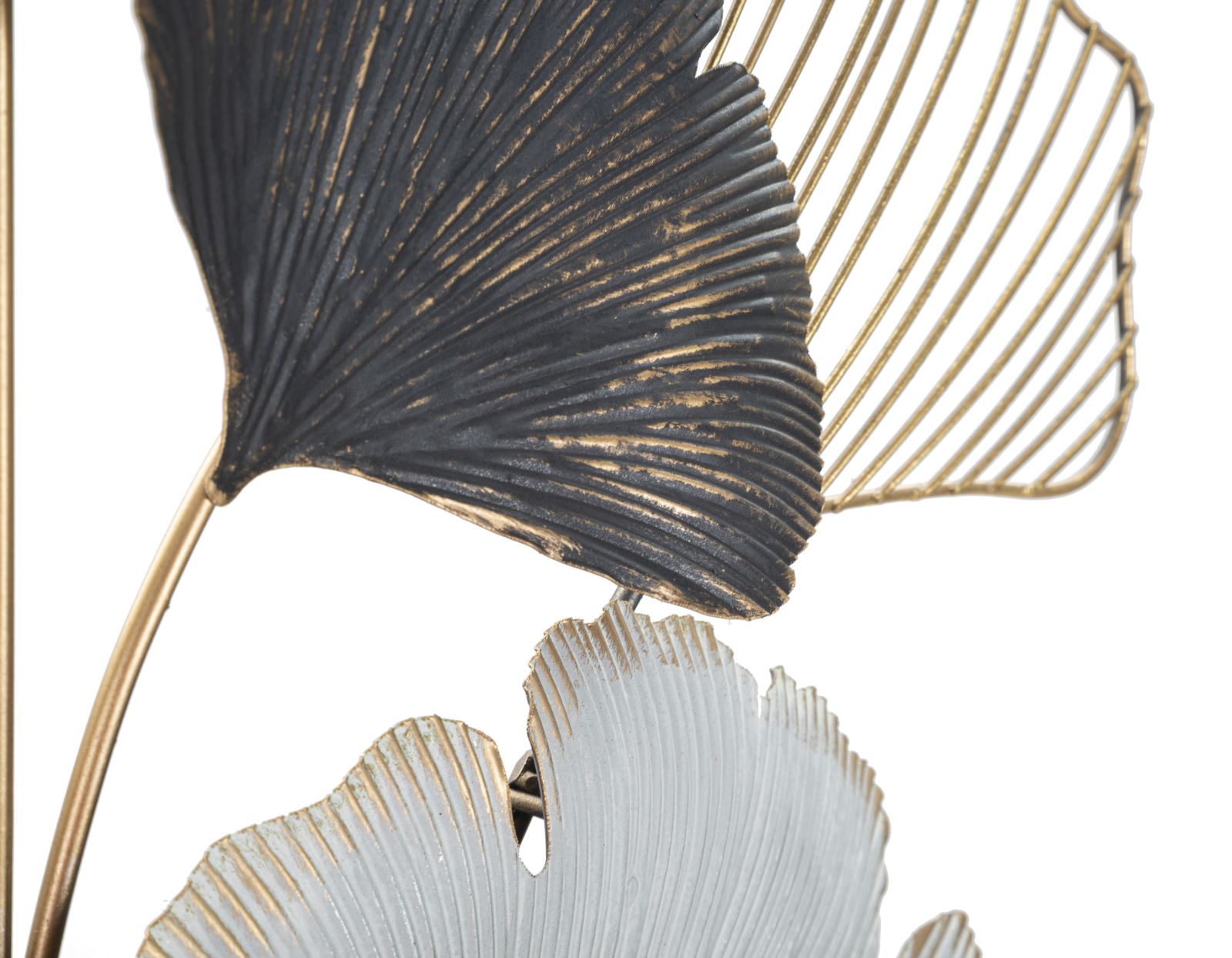 Wanddekoration Metall Ginkgo Design Ory