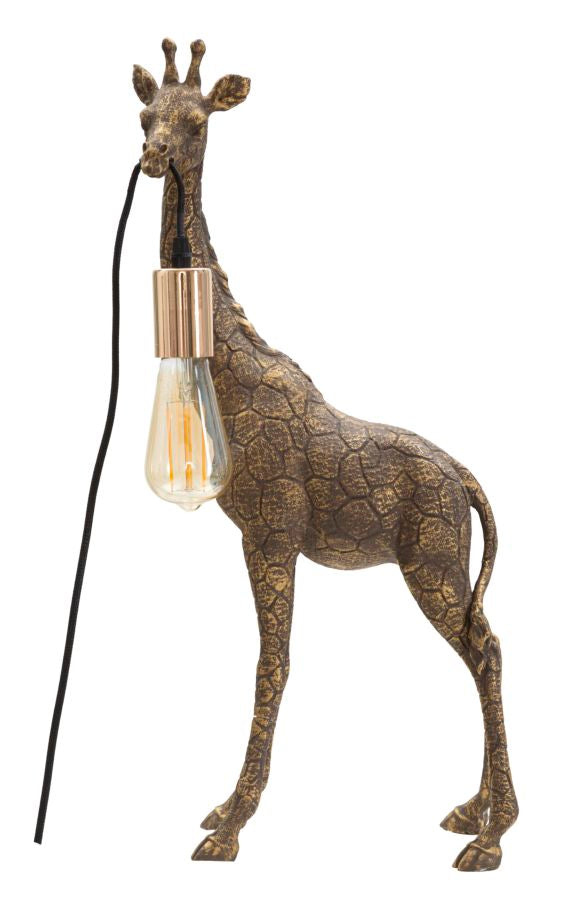 Tischlampe Giraffenlampe Savanna Glam