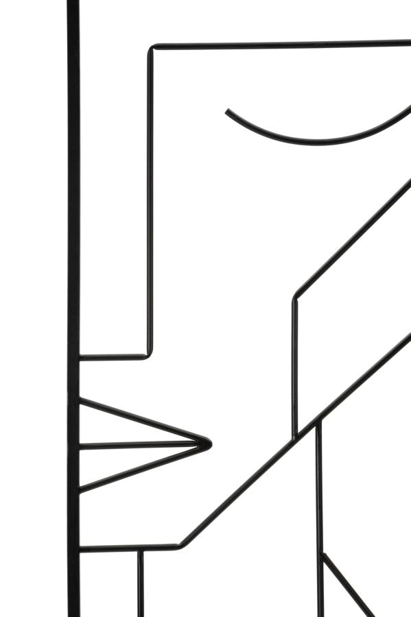 Wall decoration Tribal Simply Modern Art metal set of 2 60x80cm