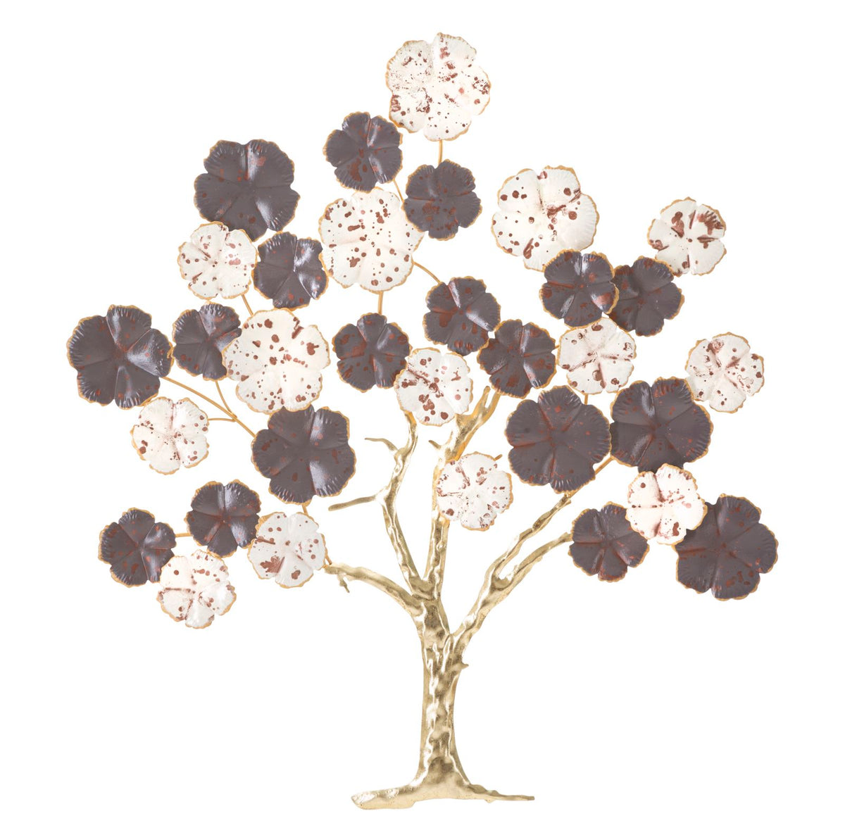 Wanddekoration Purpy Baum mit Blüten mehrfarbig 80 cm