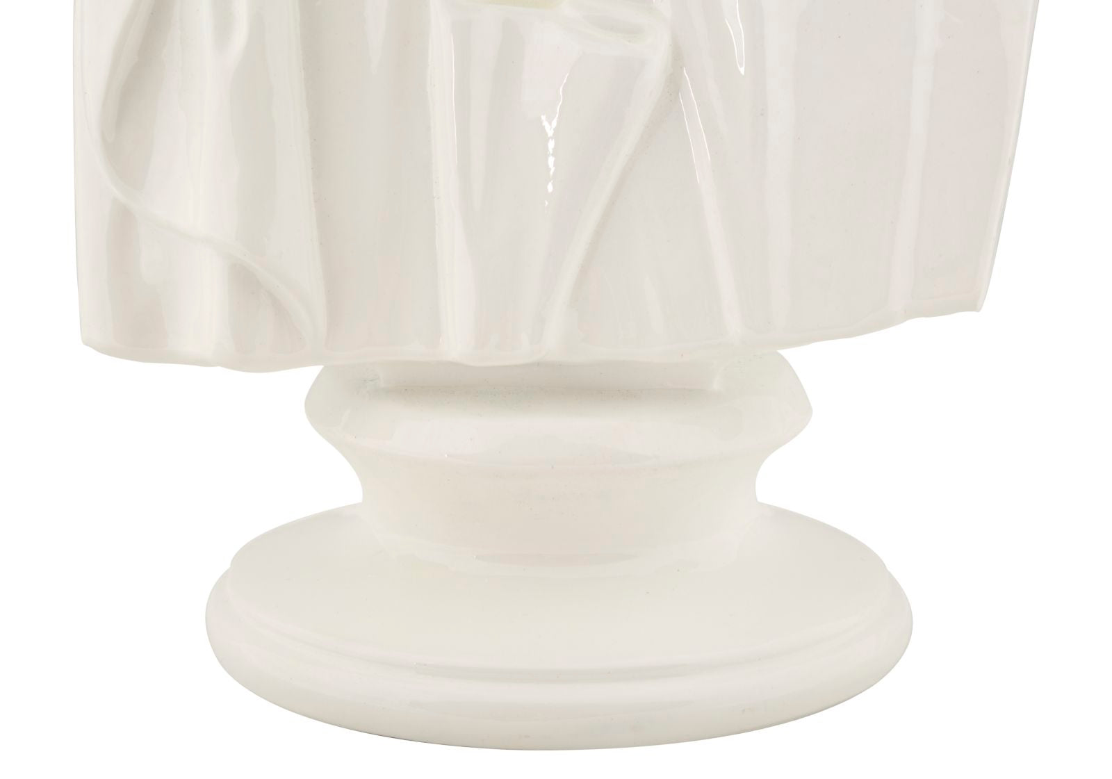Büste Philosoph Weiß Skulptur 25cm Klassisch Resin Figur