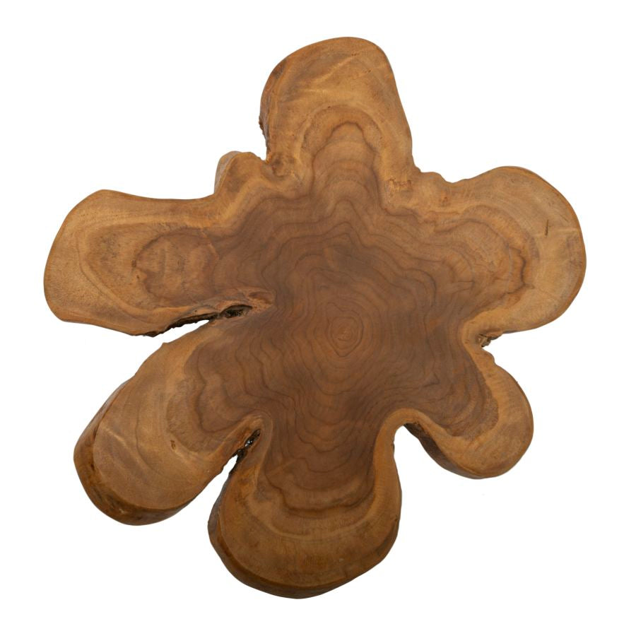Beistelltisch Bintang Teak Holz Boho Chic Handgefertigt Natur