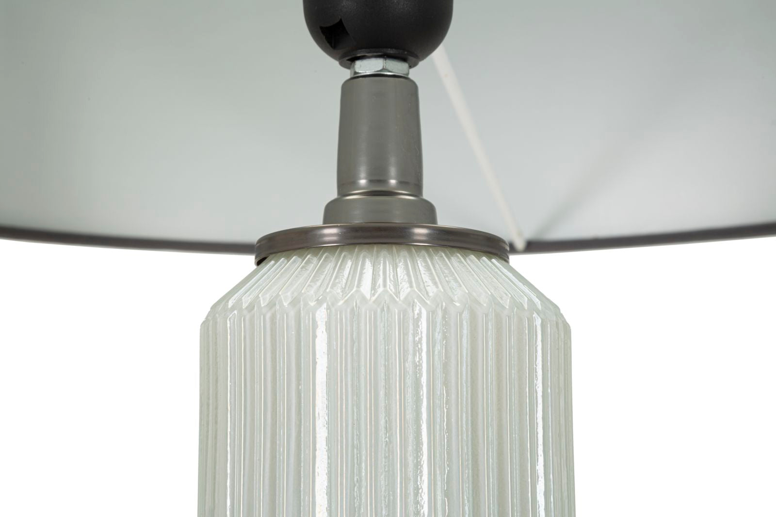 Bright One Stehlampe Glas Metall Samt Ø42x164cm Glam