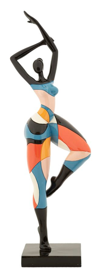 Dekofigur Tänzerin Rubina modern mehrfarbig 38,5 cm