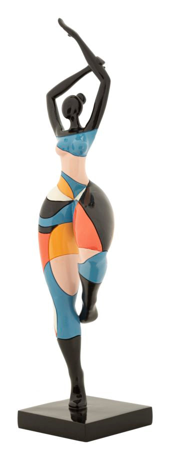 Dekofigur Tänzerin Rubina modern mehrfarbig 38,5 cm