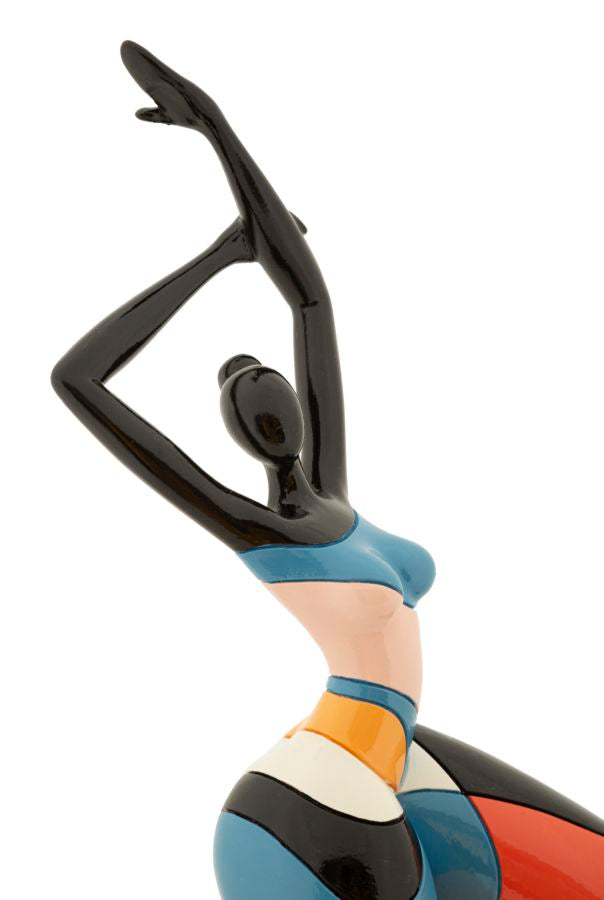 Dekofigur Tänzerin Rubina modern mehrfarbig 38,5 cm