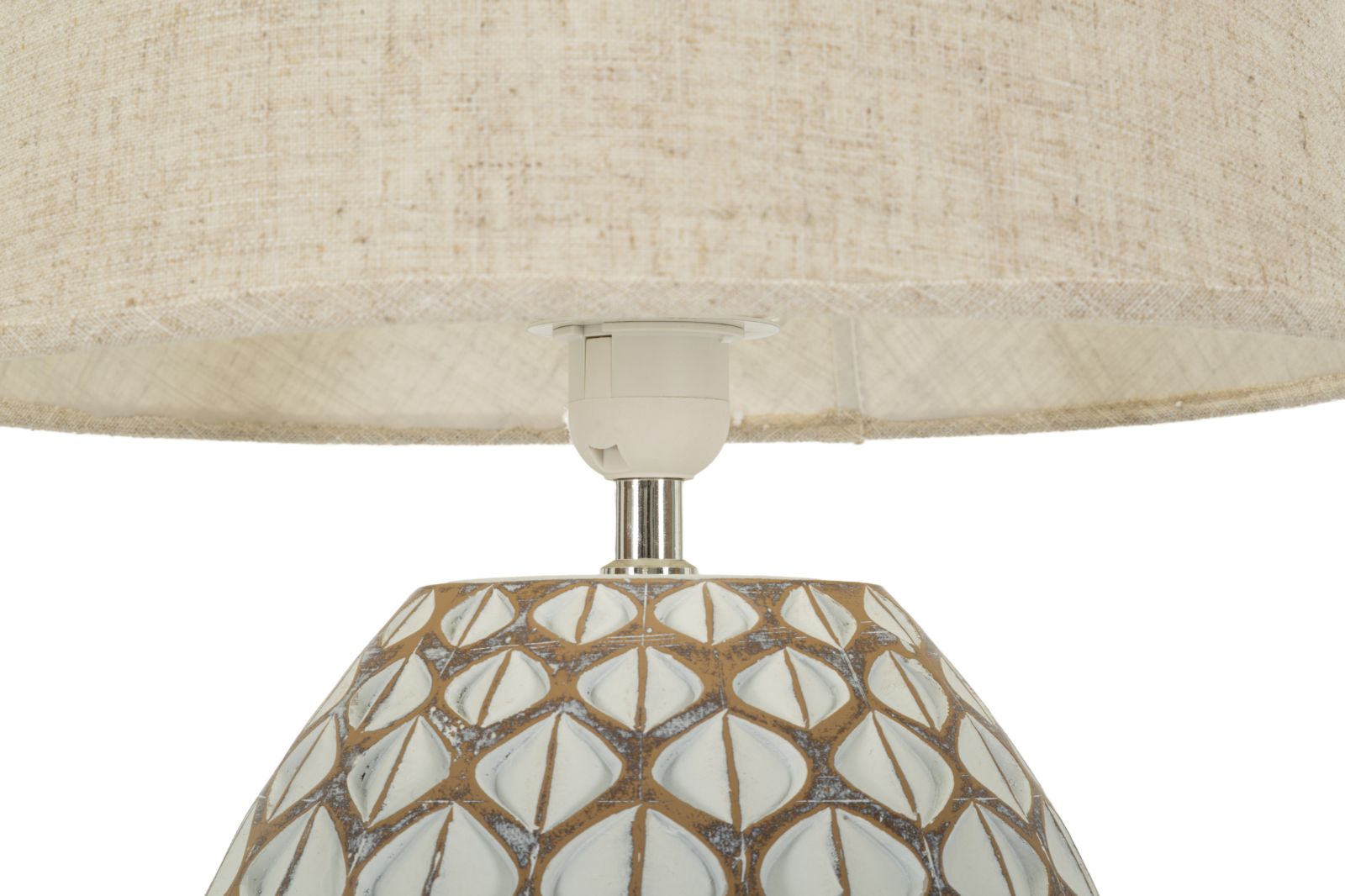 Tischlampe Tibet Design Resina Ø35 cm Modern Beleuchtung