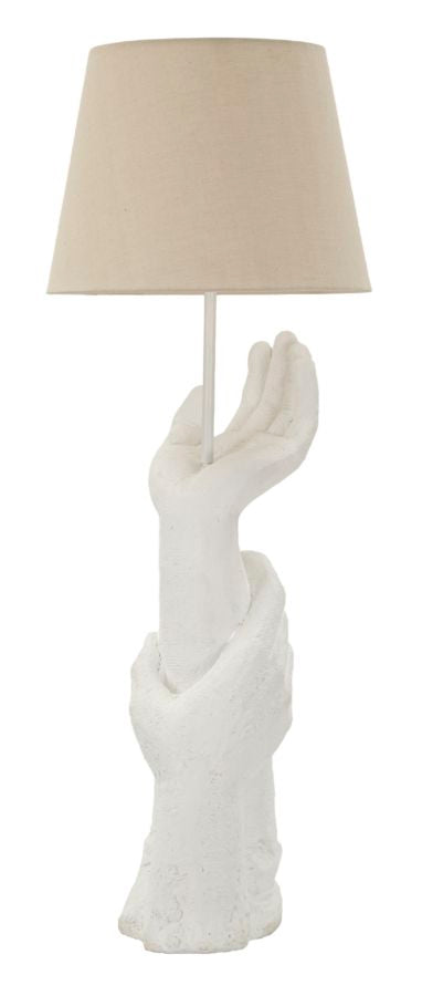 Tischlampe Life rund 35x93 cm aus Resin