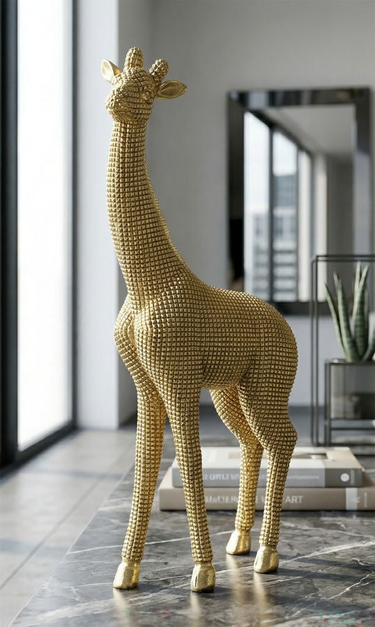 Giraffenfigur Savanna Gold Dekorative Figur
