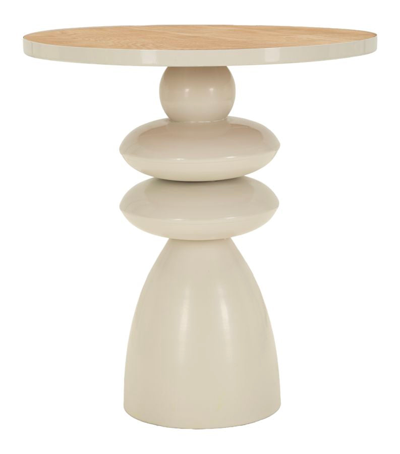 Beistelltisch Seoul rund creme 49 cm