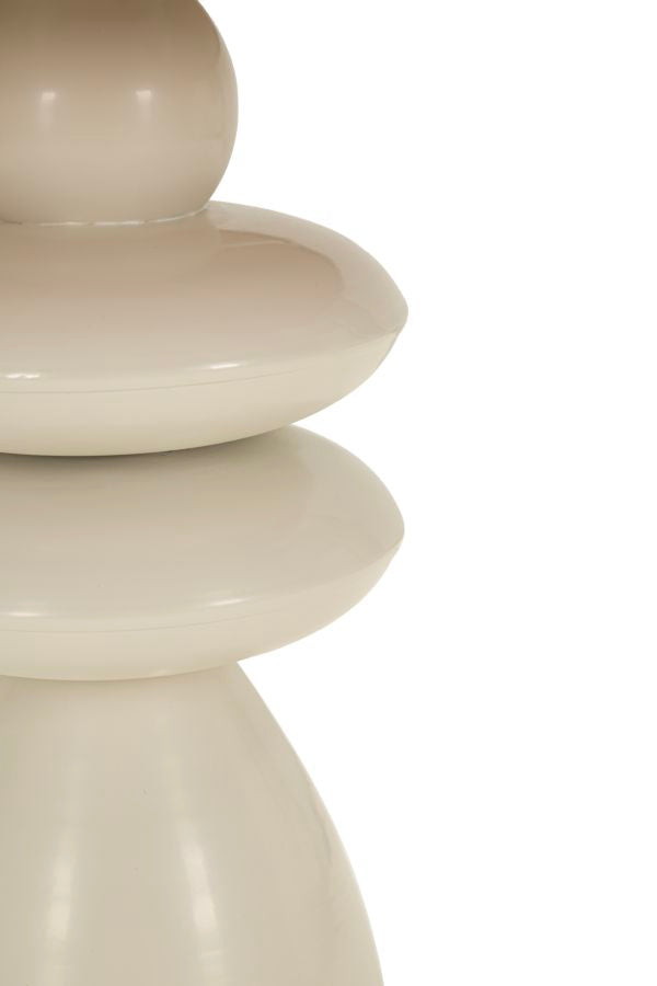 Beistelltisch Seoul rund creme 49 cm