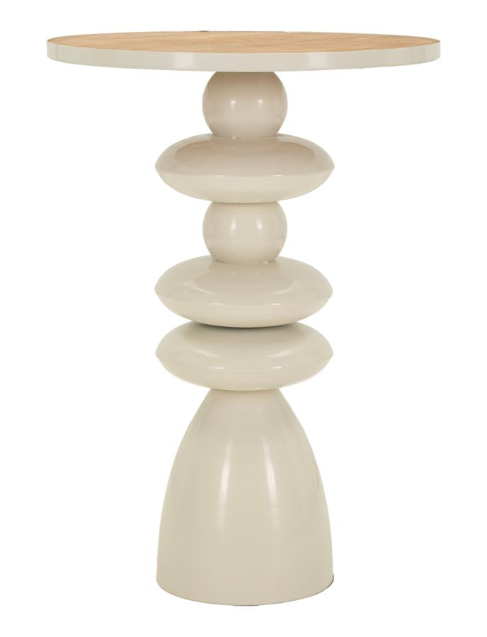 Beistelltisch Seoul rund creme 63 cm