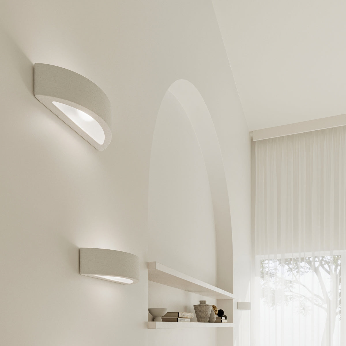 Ceramic wall light ATENA