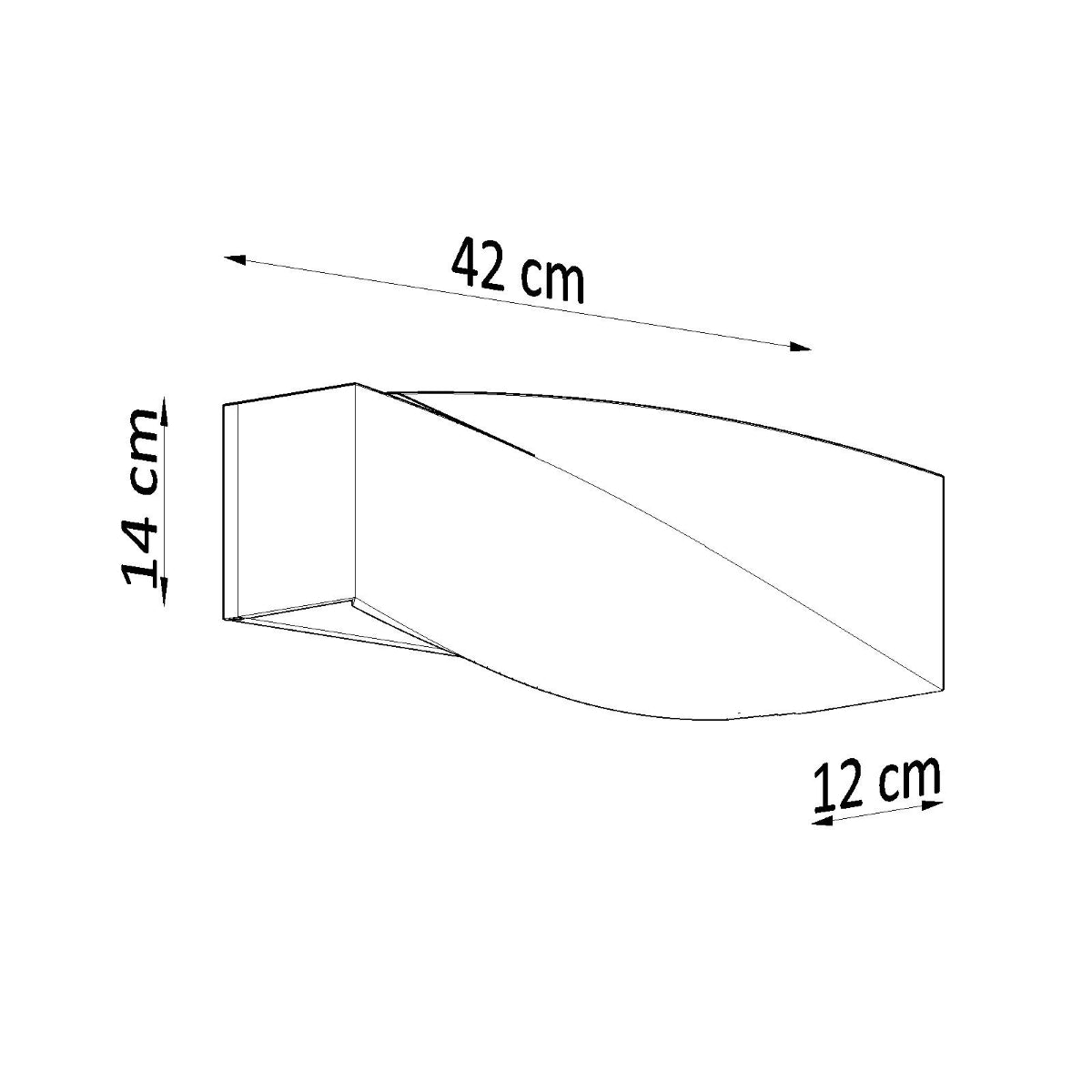 Keramische wandlamp SIGMA