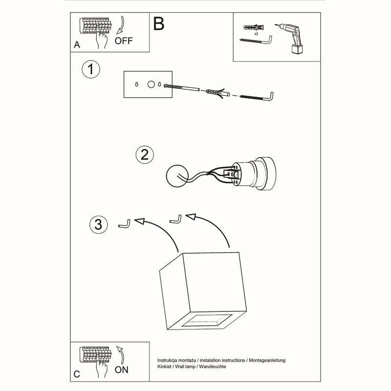 Ceramic wall light LEO