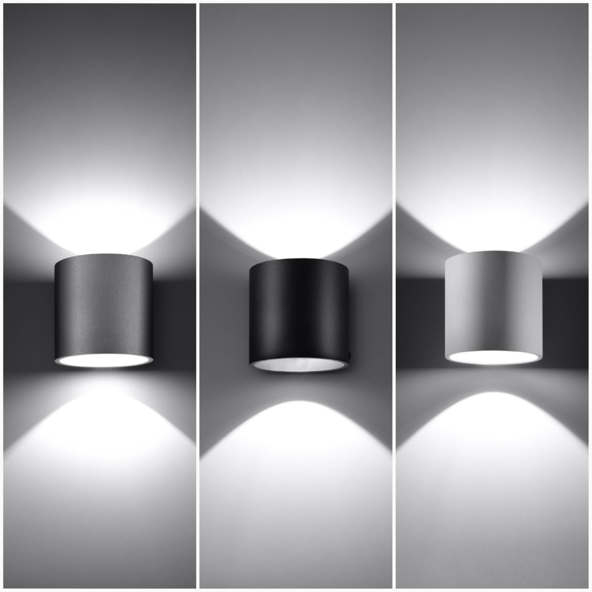 Wall light ORBIS 1 gray