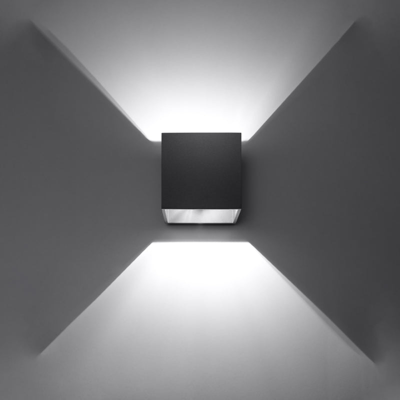 Wall light QUAD 1 black