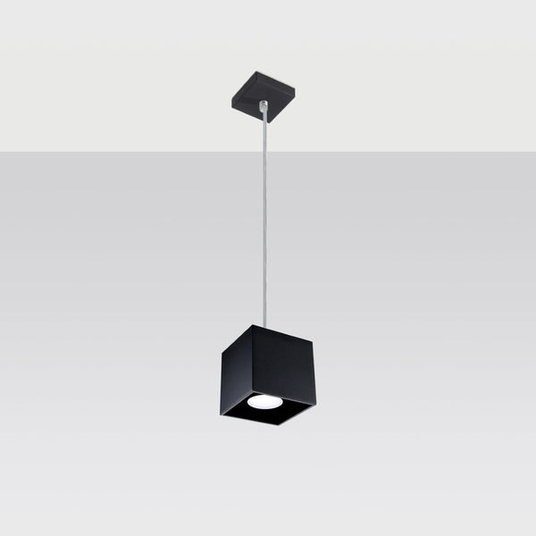 QUAD 1 hanging light black