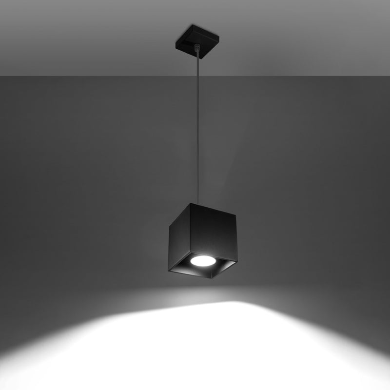 QUAD 1 hanging light black
