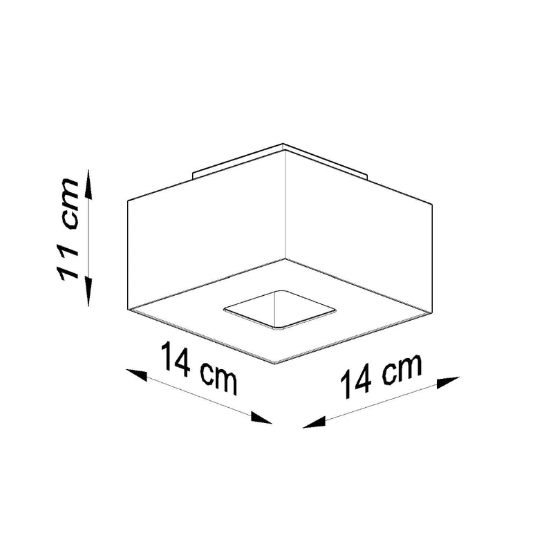 Deckenleuchte MONO 1 schwarz