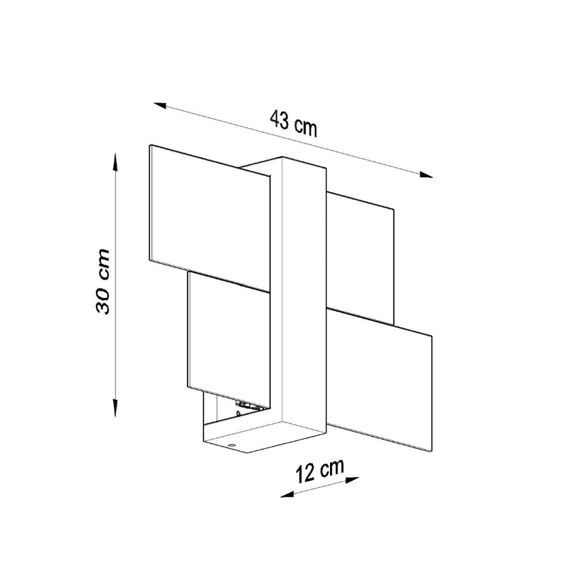 Wall light FENIKS 1 white