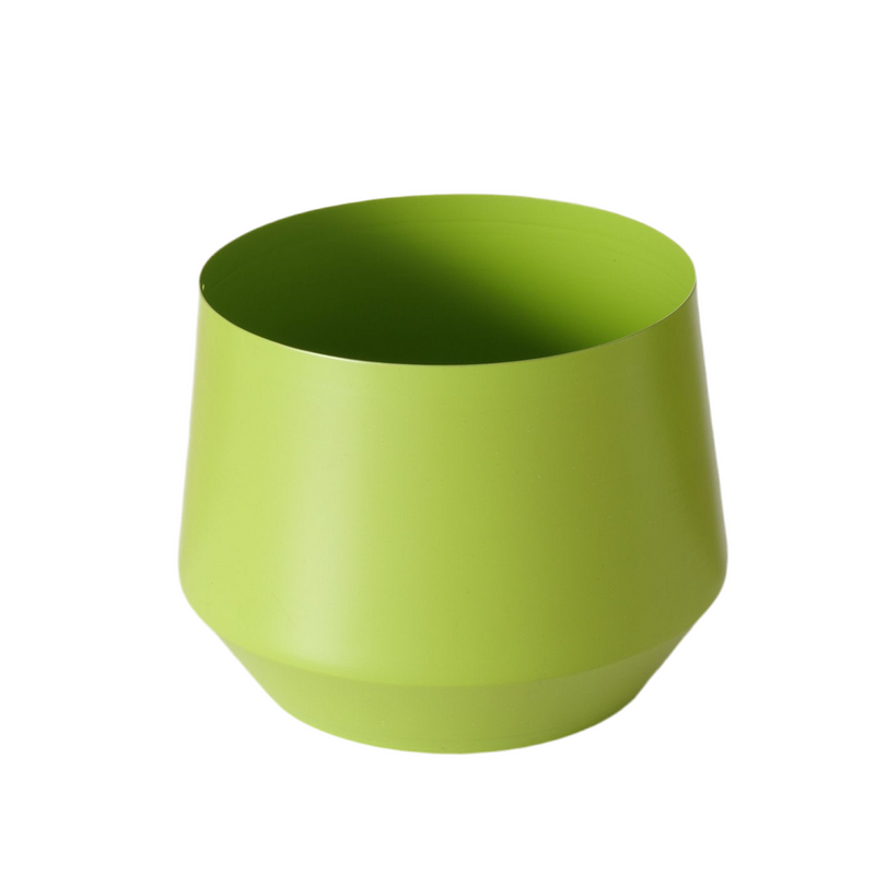 Übertopf Set Colora 2-teilig Metall Rund Blau Grün Modern Indoor