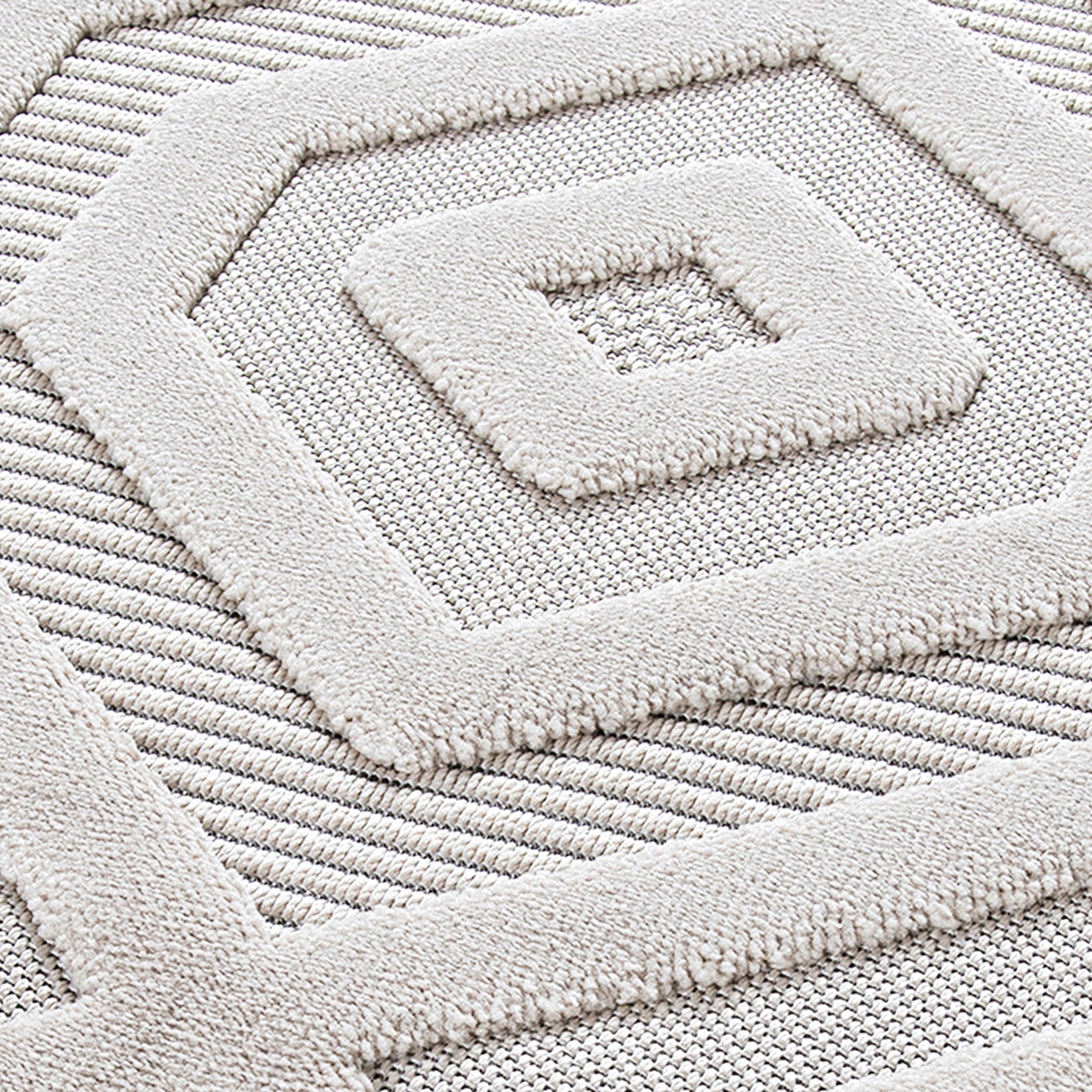 Sehrazat Teppichserie Oslo 9800 beige - Moderne Kurzflor Kollektion 2023/2024 in verschiedenen Größen