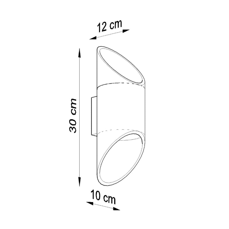 Wall light PENNE 30 white