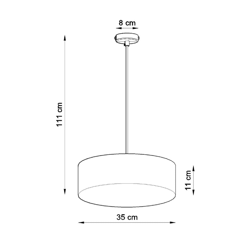 ARENA 35 hanging light grey