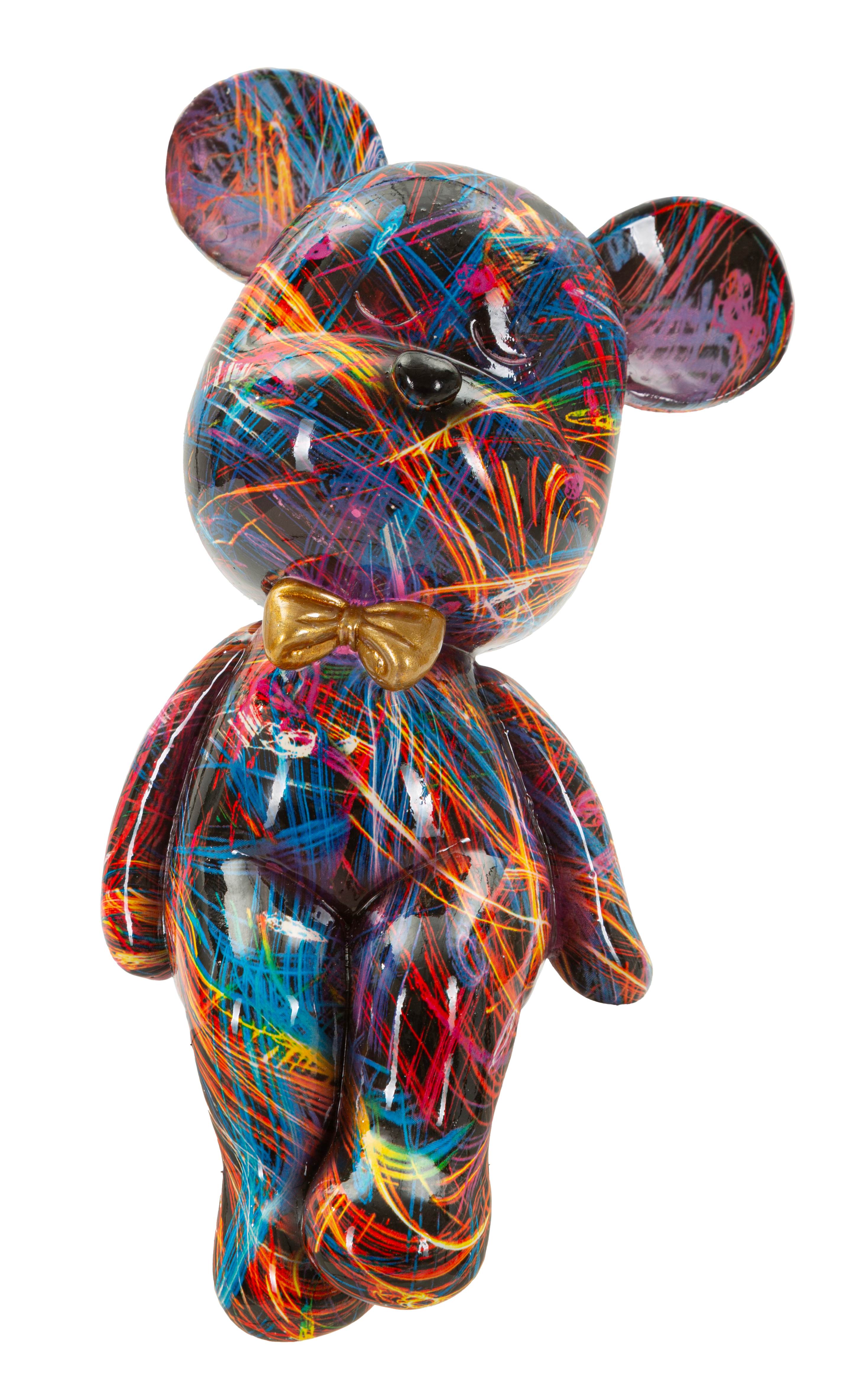 Dekofigur Urban Art Bär Psyco Moderne Streetart